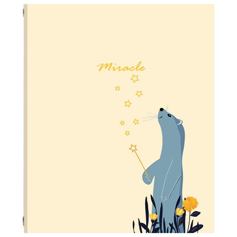 Тетрадь на кольцах А5 Brauberg Miracle 240 листов, клетка 404093 цена за 3 шт , 